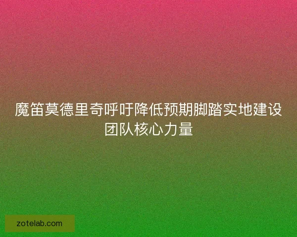 魔笛莫德里奇呼吁降低预期脚踏实地建设团队核心力量